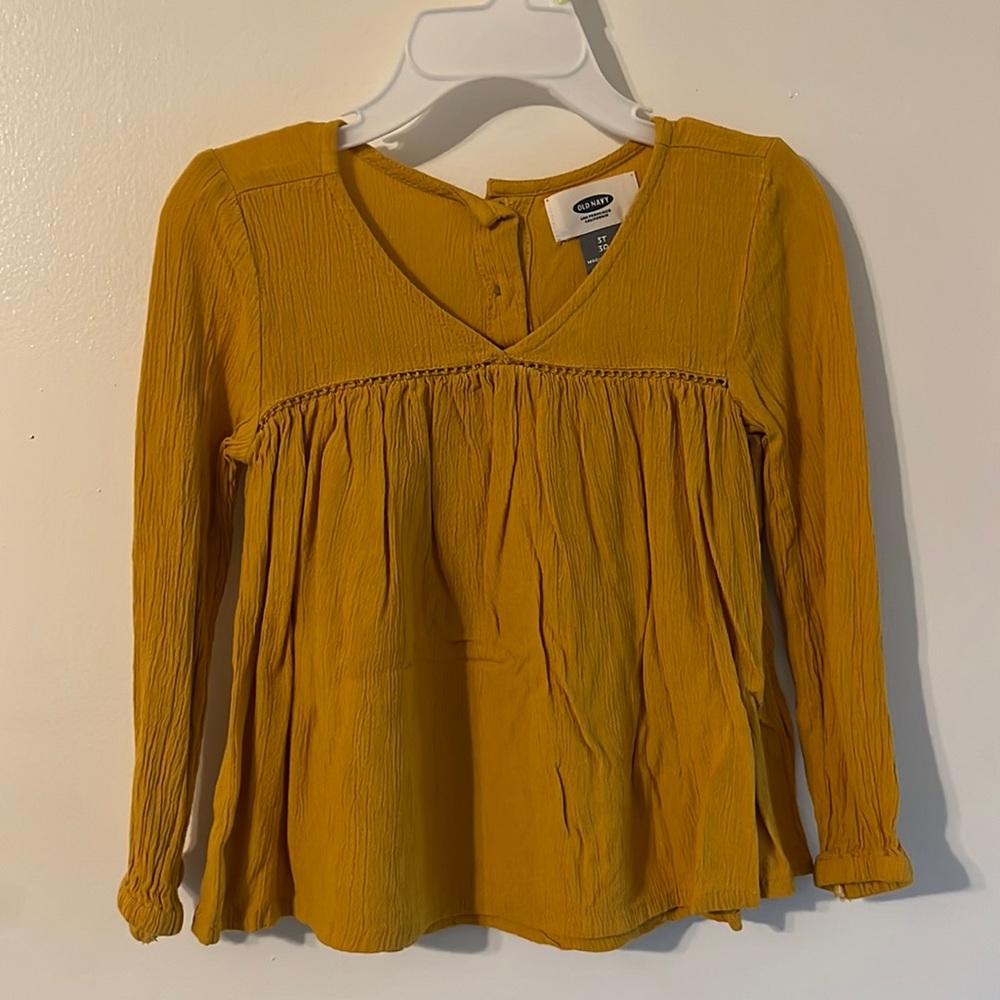 Beautiful gold girls top